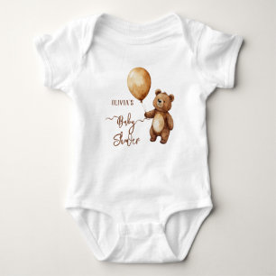 Body Ours Ballons Nuages Attendre Baby shower Bearly