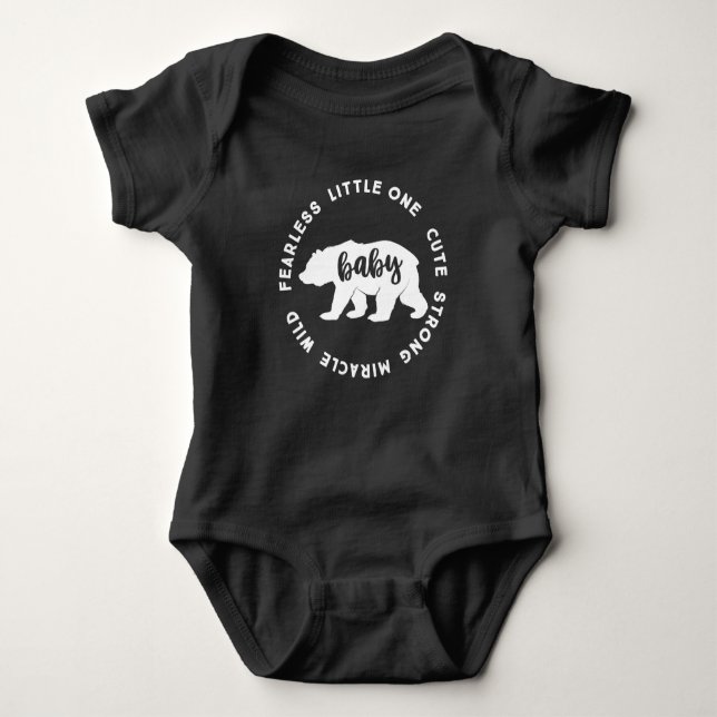 Body ours bébé, T-shirt famille (Devant)