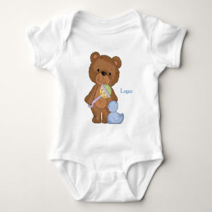 Body Ours de nounours personnalisé de bébé de