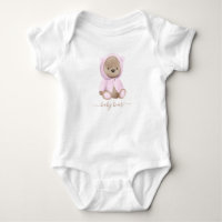 Ours en peluche rose neutre ours bébé