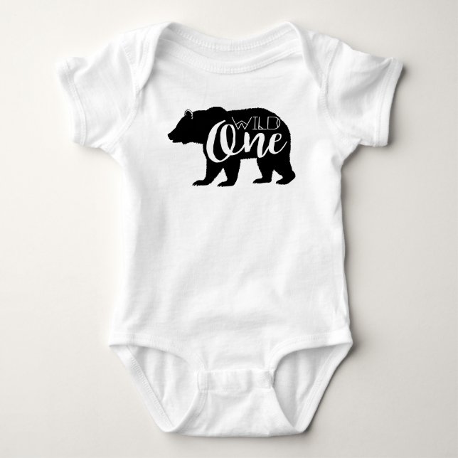 Body Ours sauvage | Première fête d'anniversaire (Devant)