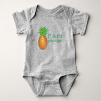 P est pour Ananas Tropical Island Fruit d'ananas