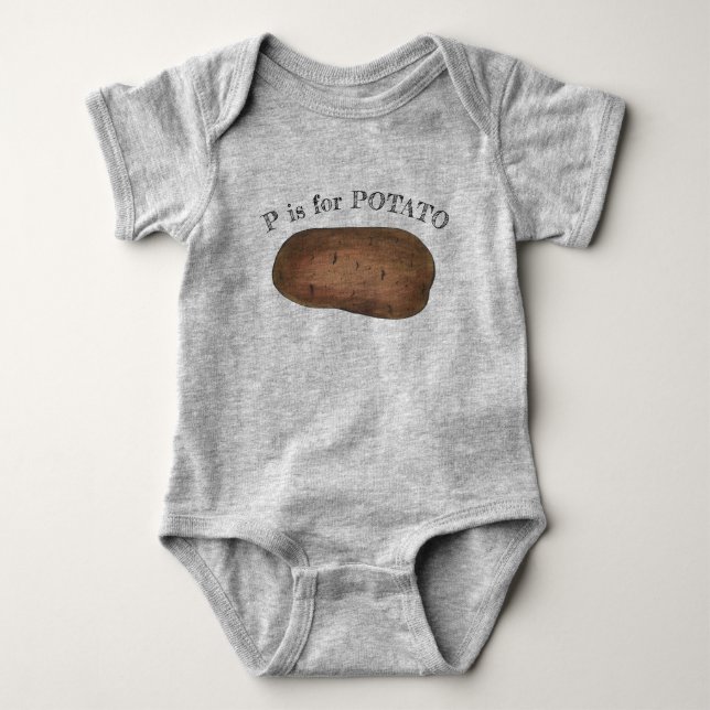 Body P est pour POTATO Hot Baked Idaho Pomme de terre L (Devant)