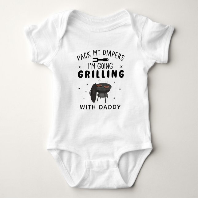 Body Pack My Diapers I'm Go Grilling with Daddy (Devant)