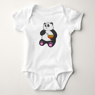 Body Panda à manger avec cuillère et bol