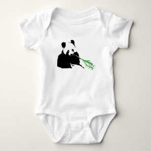 Body Panda Bear Designs on Baby Cloths