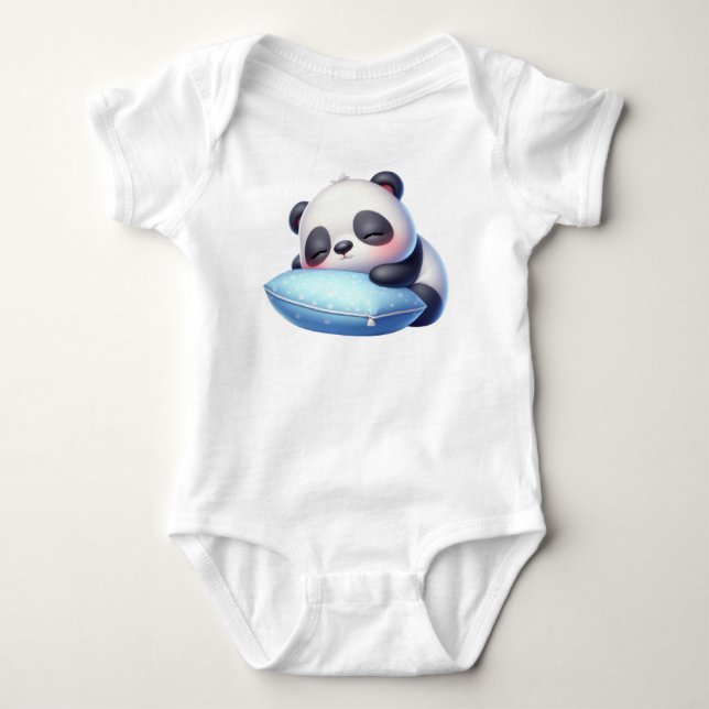 Body Panda bébé endormi (Devant)