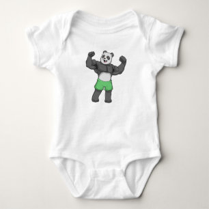 Body Panda en Bodybuilder au Bodybuilding