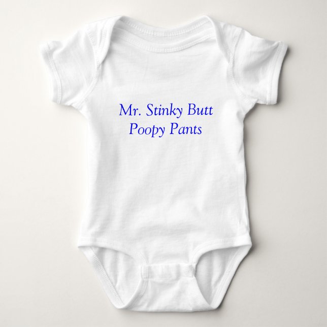 Body Pantalon poopy de bout de M. Stinky (Devant)