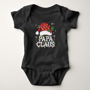 Body Papa Claus Lumières Noël Pyjama Famille Correspond