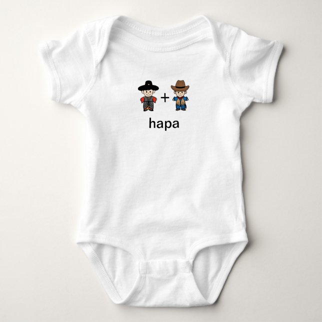 Body Papa coréen de Hapa et combinaison américaine de (Devant)