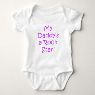 Body Papa de vedette du rock ! (Slogan rose)