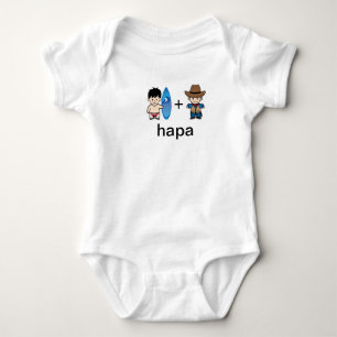Body Papa hawaïen de Hapa et combinaison américaine de
