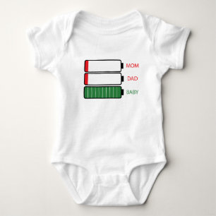 Body papa maman batterie bébé indication de charge