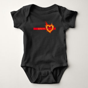 Body Papa / maman personnalisée est un pompier héros