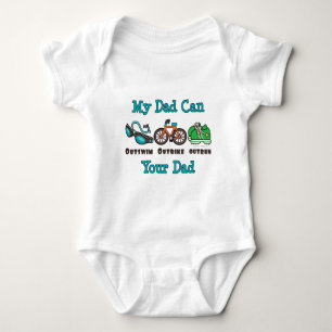 Body Papa Outswim Outbike Outrun Triathlon Bodysuit béb