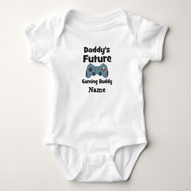 Body Papa's Future Gaming Buddy avec un bouton de coeur (Devant)