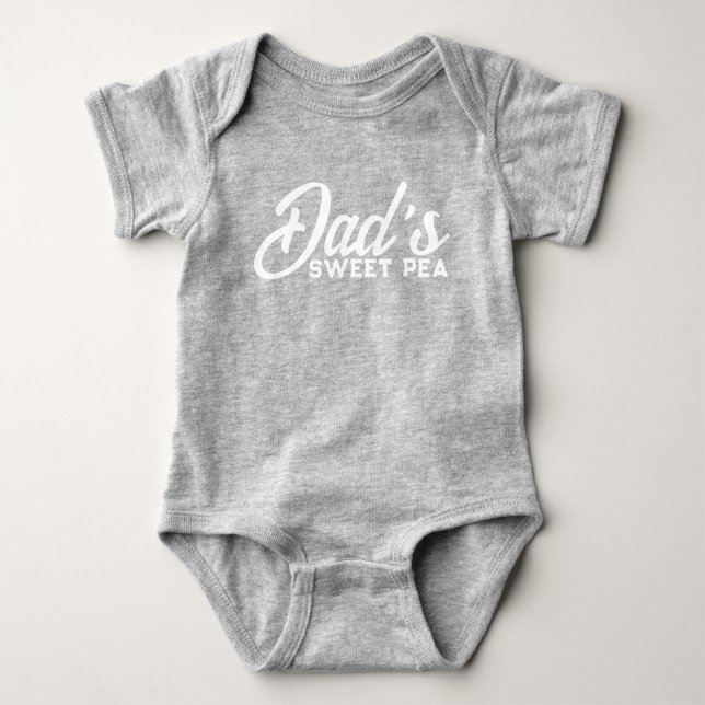 Body Papa's Sweet Pea Cute Girl Grey (Devant)
