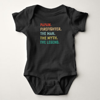 Body PAPAW FIREFIGHTER The Man Myth Legend Papa t-shirt