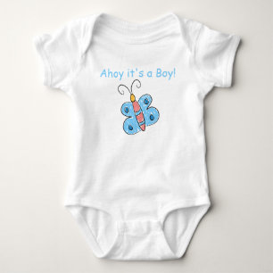 Body Papillons bleus d'art pour enfants