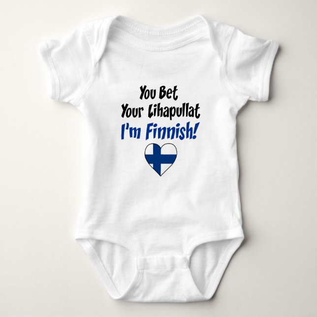 Body Parier votre Lihapullat Je suis Finlandais (Devant)