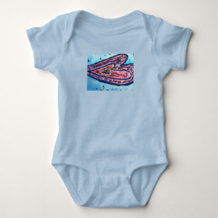 Body Parties scintillant rose Love Hearts Art Custom Ba