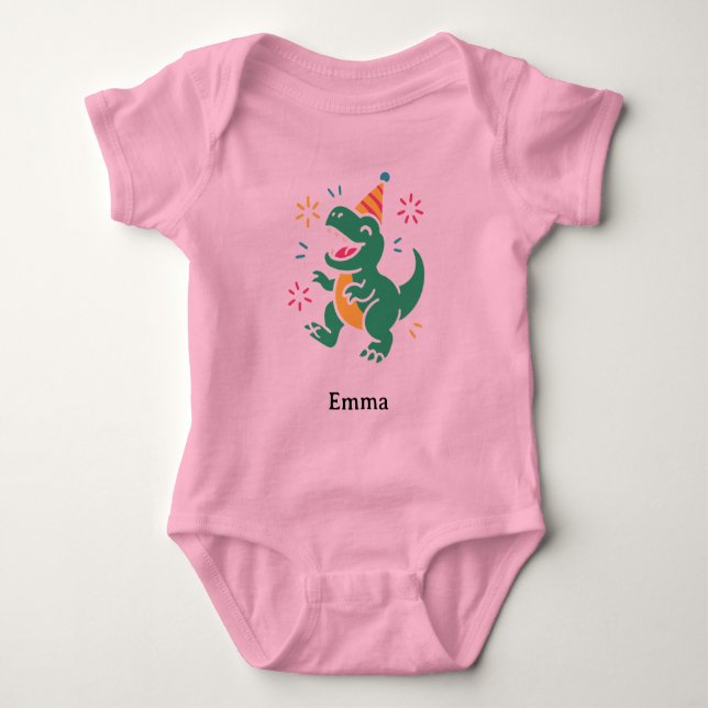 Body Party Dino Roar – Cute Birthday T-Shirt Design for (Devant)
