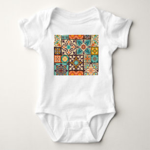 Body Patchwork coloré Islam Motifs Carrelage