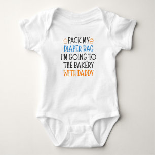 Body Pâtissier Papa Drôle Citation Bébé