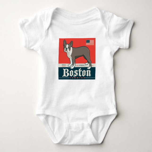 Body Patriotique | Boston Terrier (Devant)