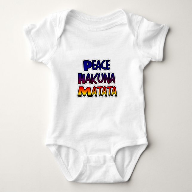 Body Peace Hakuna Matata Gradient Art (Devant)