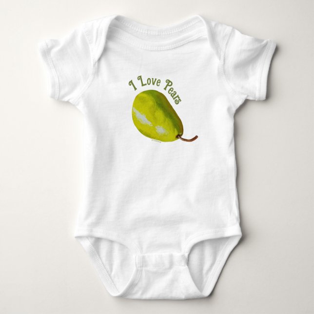 Body Pears Baby Bodysuit (Devant)