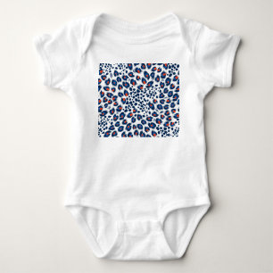 Body Peau léopard : motif vintage sans soudure.