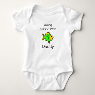 Body Pêche avec papa un morceau Tee Baby