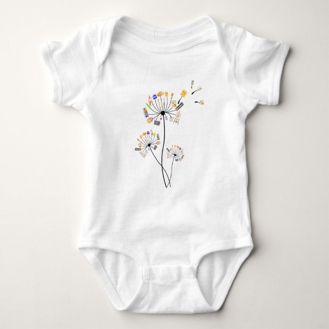 Body Peinture Amateurs Dandelion Cadeau Pour Peintres A (Devant)