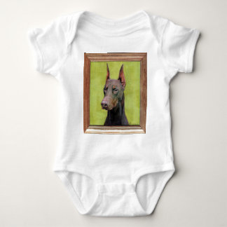 Body Peinture rouge de Pinscher de dobermann