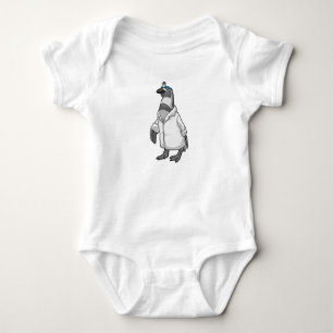 Body Penguin comme docteur avec le manteau du docteur
