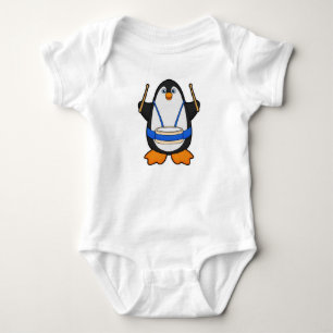 Body Penguin comme musicien avec tambour
