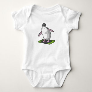 Body Penguin en Snowboardeur avec Snowboard