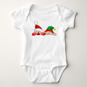 Body Père Noël et Elf Cute et drôle Caractères Pékin