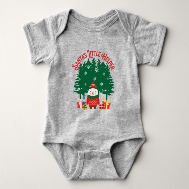 Body Père Noël Little Helper Christmas (Devant)