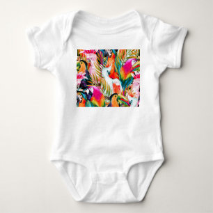 Body Perroquets d'aquarelle : Motif Tropical