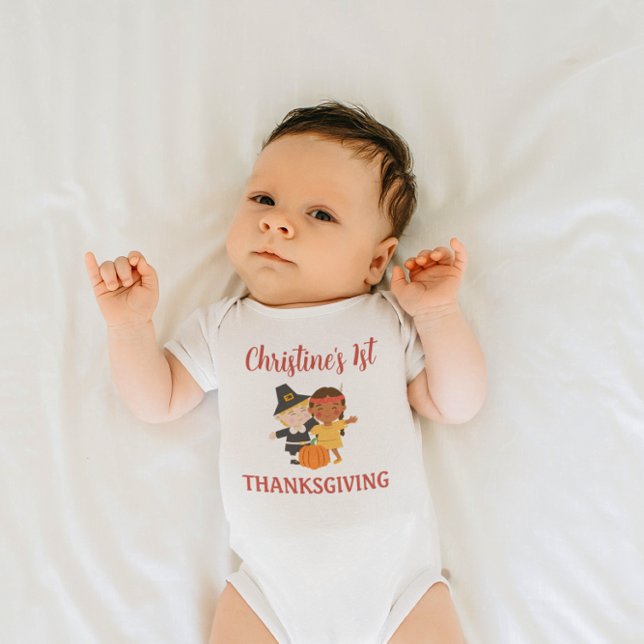 Body Personalized Baby’s First Thanksgiving Bodysuit (Créateur téléchargé)