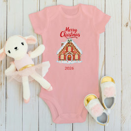 Body Personalized Christmas Baby Bodysuit - Name & 2026