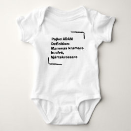Body Personlig Babybody med Namn , Personalized Baby