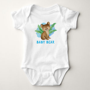 Body Personnalisé Cute Boys Bear Tropical Bush