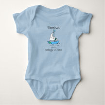 Personnalisé Daddy's Lil's Sailor Sailboat Bébé ga