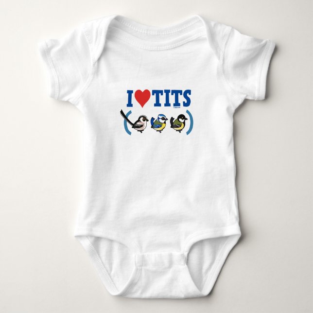 Body Personnalisé I Love Paridae EU Bodysuit (Devant)