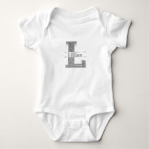 Personnalisé L Premier Monogramme D'Argent Votre N