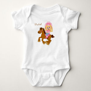 Body Personnalisé Little Cowgirl